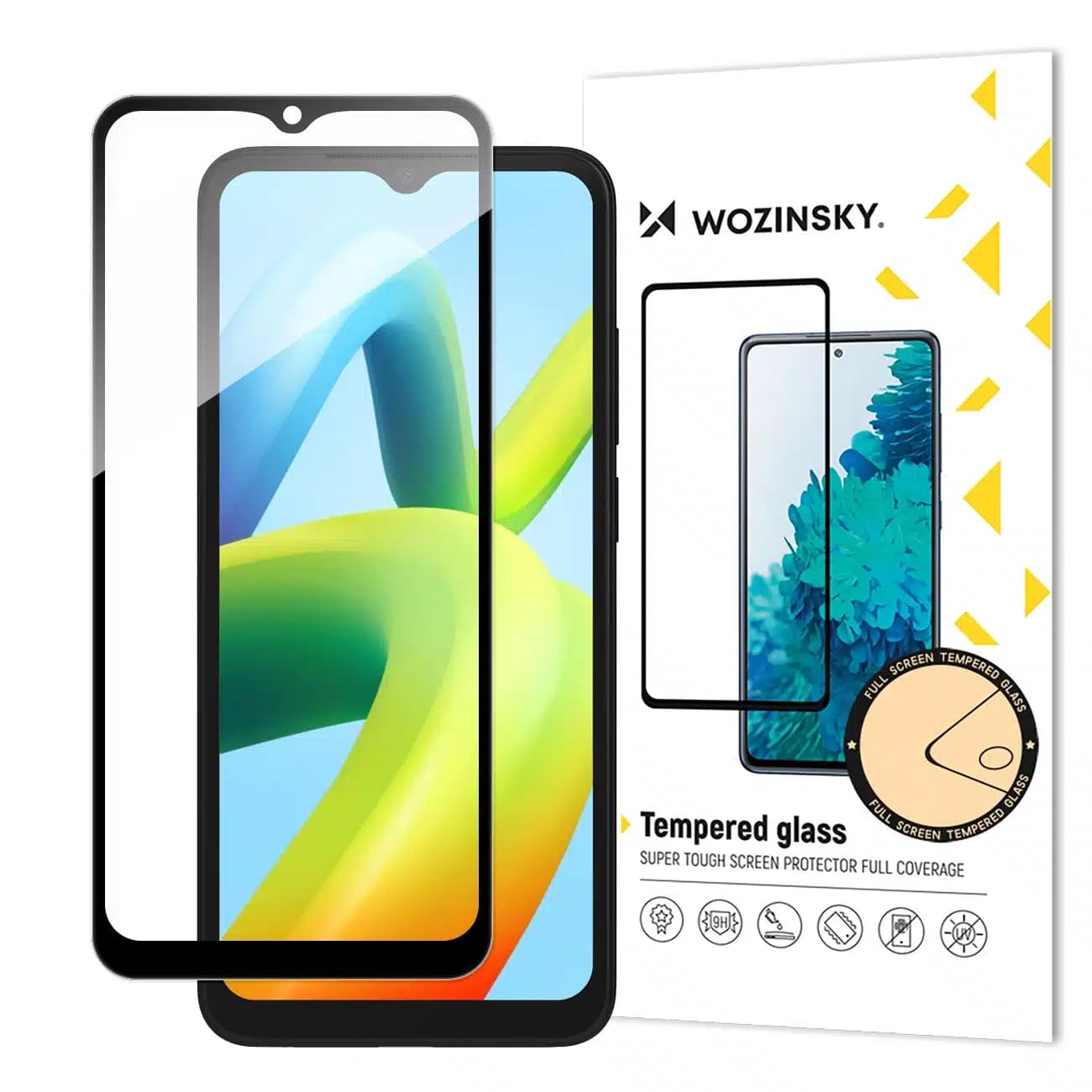 Wozinsky Wozinsky Full Glue Tempered Glass - θήκη για Xiaomi Redmi A2 / A1 - Μαύρο