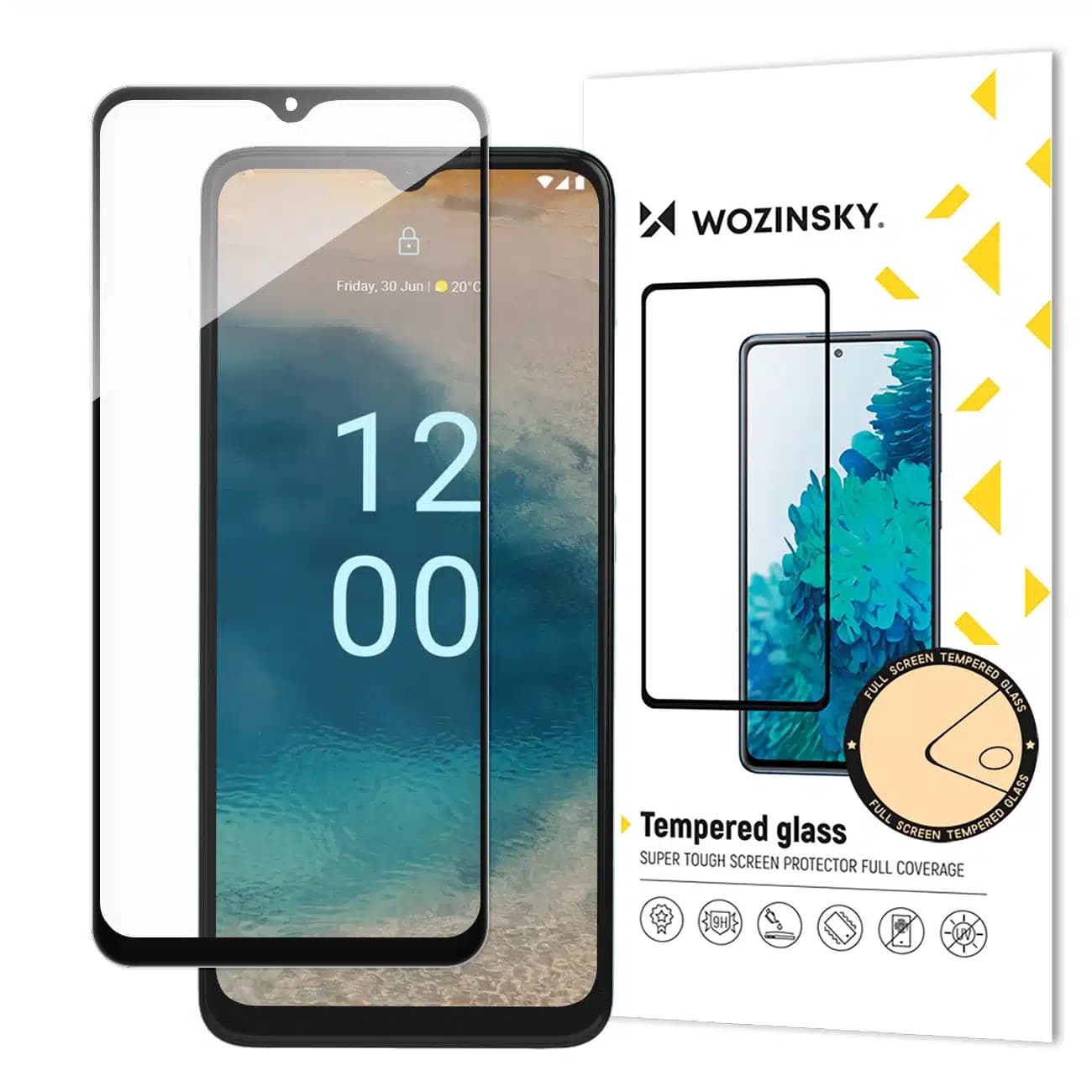 Wozinsky Wozinsky Full Glue Tempered Glass - θήκη για Nokia G22 - Μαύρο
