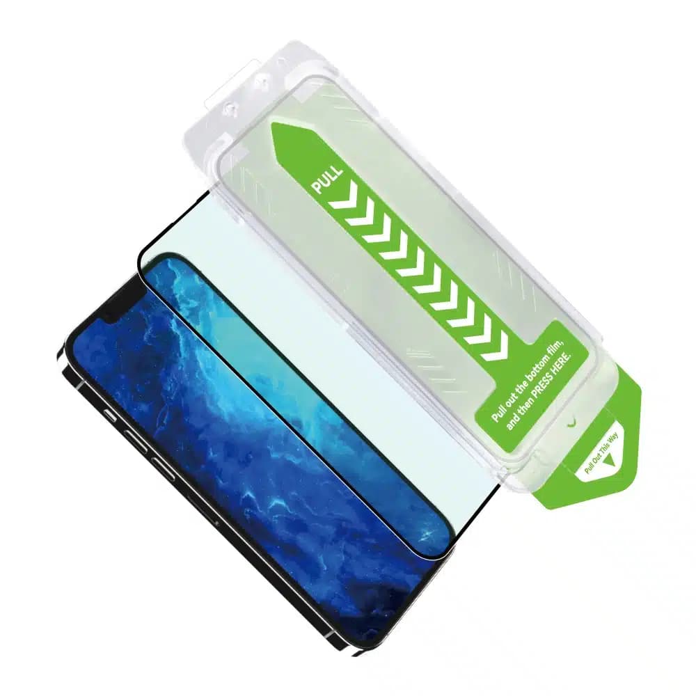 9H tempered glass with mounting frame for iPhone 13 Pro Max Wozinsky Premium Glass - Μαύρο 4