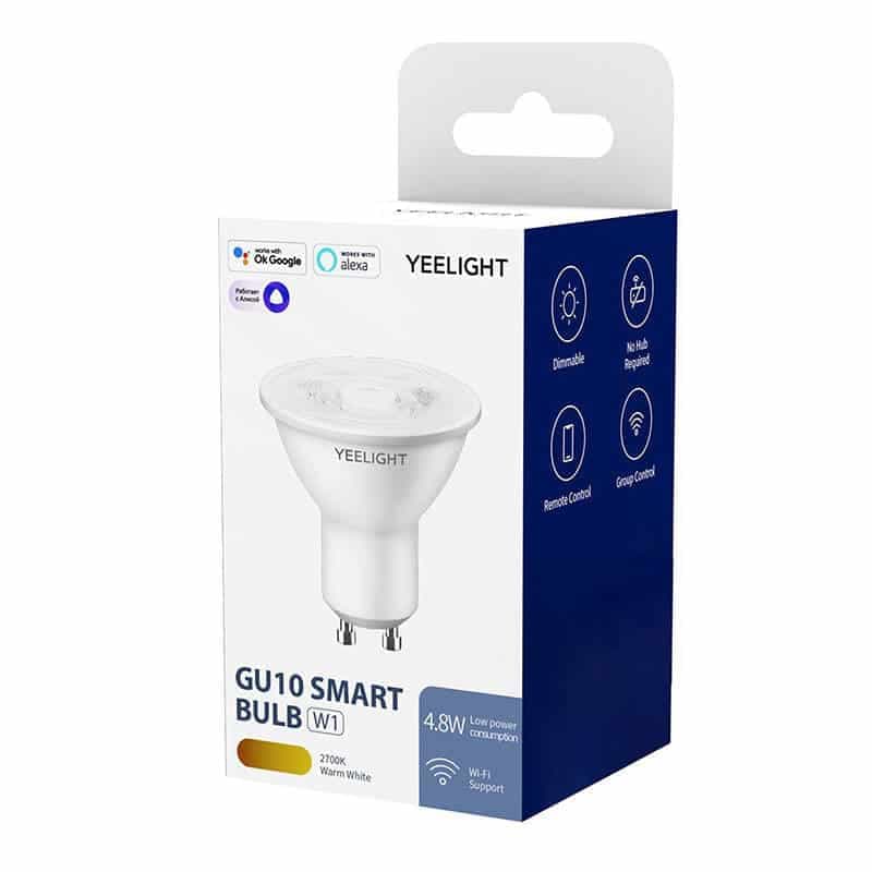Yeelight Smart ρυθμιζόμενη λάμπα W1 GU10 (Θερμό λευκό) 5