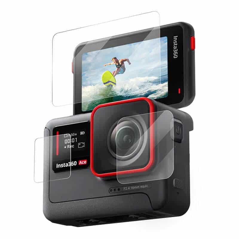 Tempered glass film TELESIN for Insta360 Ace Pro 2