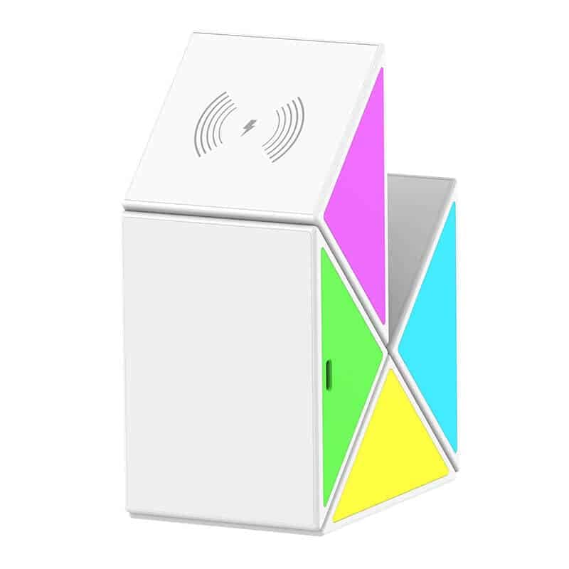 Ασύρματος φορτιστής Budi 4600, 4σε1, MagSafe, 15W (λευκός) 2