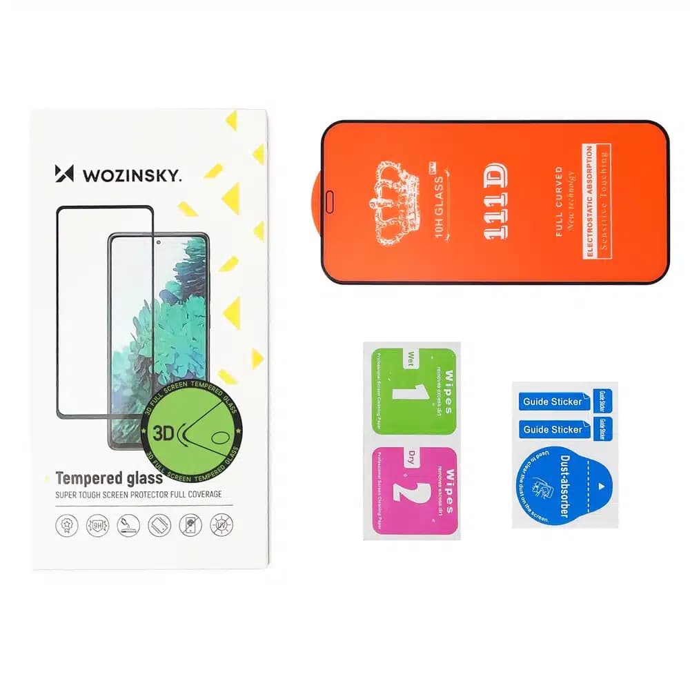 Wozinsky super tough full glue tempered glass full screen with frame case friendly Apple iPhone xr / iPhone 11 Μαύρο 5