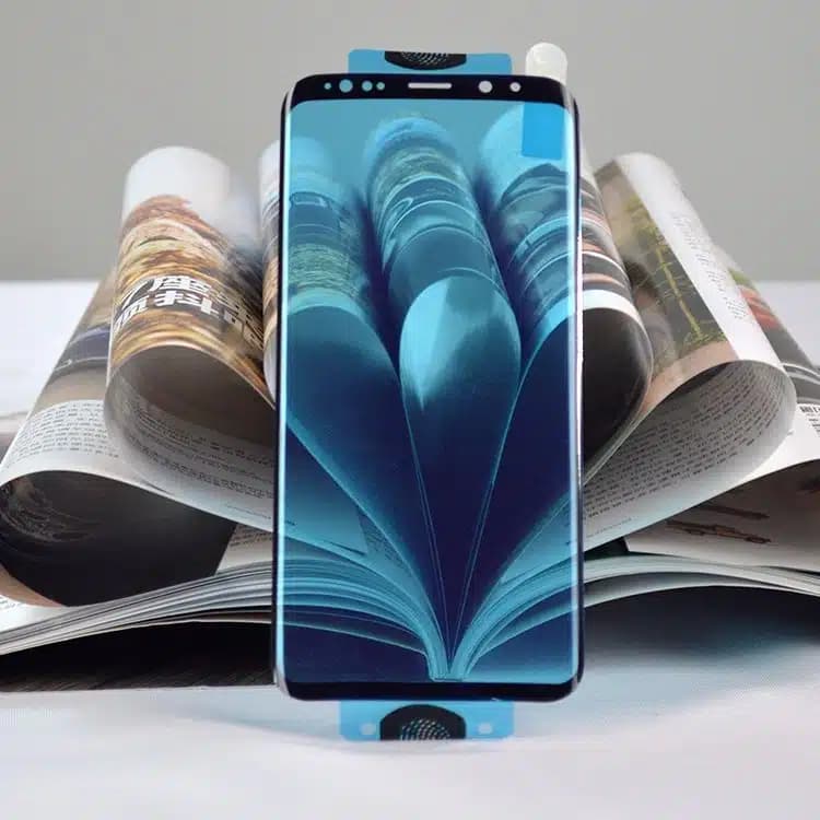 3D Edge Nano Flexi Glass Hybrid Full Screen Protector with frame for Xiaomi Mi 11 Διαφανές 12