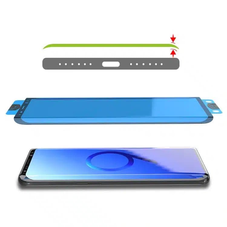 3D Edge Nano Flexi Glass Hybrid Full Screen Protector with frame for Xiaomi Mi 11 Διαφανές 2