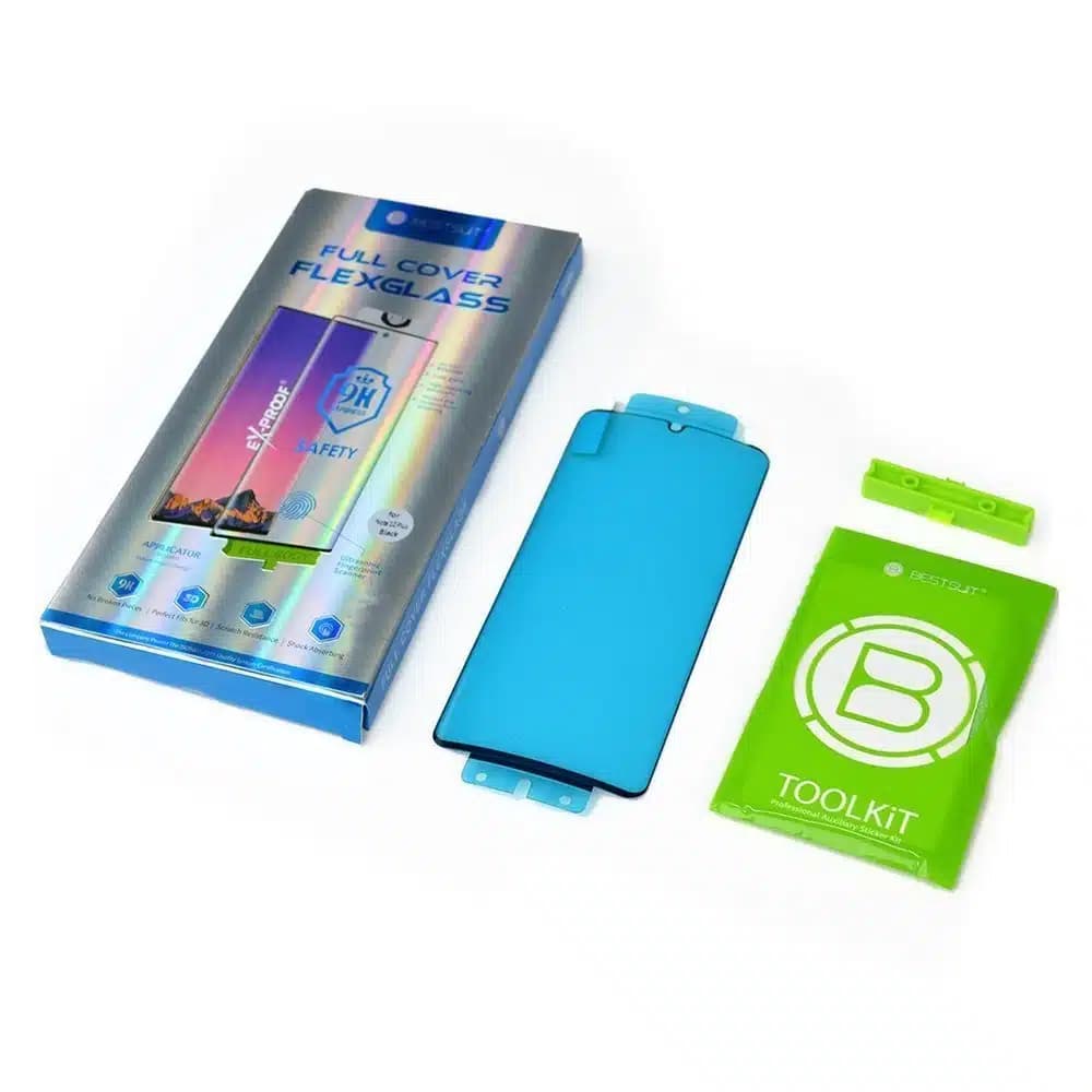 3D Edge Nano Flexi Glass Hybrid Full Screen Protector with frame for Xiaomi Mi 11 Διαφανές 20