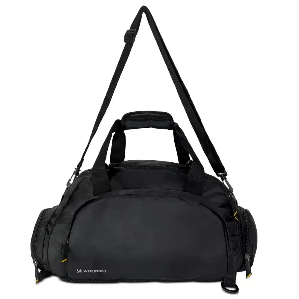 Wozinsky Travel Sports τσάντα Backpack Hand Luggage τσάντα 40x20x25 cm for Airplane Μαύρο (WSB-B01) 2