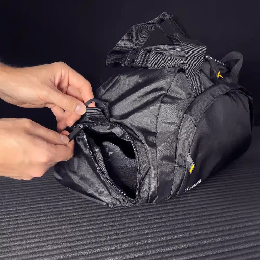 Wozinsky Travel Sports τσάντα Backpack Hand Luggage τσάντα 40x20x25 cm for Airplane Μαύρο (WSB-B01) 18