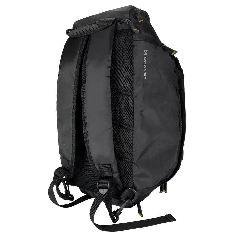 Wozinsky Travel Sports τσάντα Backpack Hand Luggage τσάντα 40x20x25 cm for Airplane Μαύρο (WSB-B01) 8