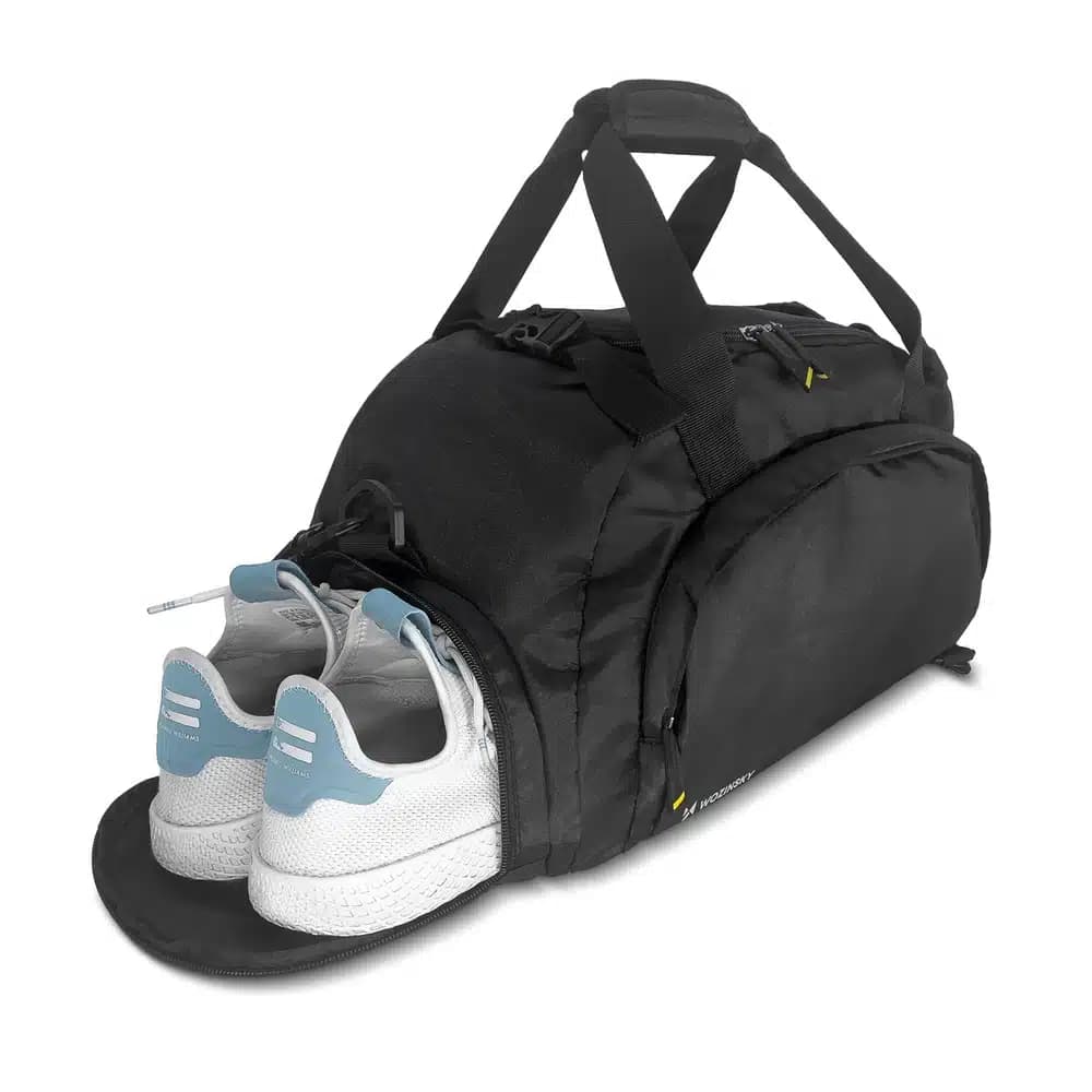 Wozinsky Travel Sports τσάντα Backpack Hand Luggage τσάντα 40x20x25 cm for Airplane Μαύρο (WSB-B01) 11