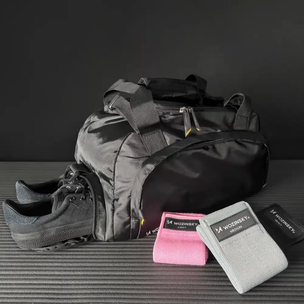 Wozinsky Travel Sports τσάντα Backpack Hand Luggage τσάντα 40x20x25 cm for Airplane Μαύρο (WSB-B01) 19