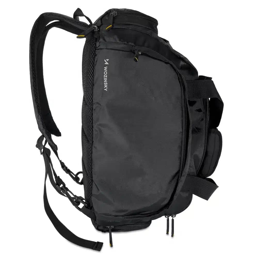 Wozinsky Travel Sports τσάντα Backpack Hand Luggage τσάντα 40x20x25 cm for Airplane Μαύρο (WSB-B01) 6