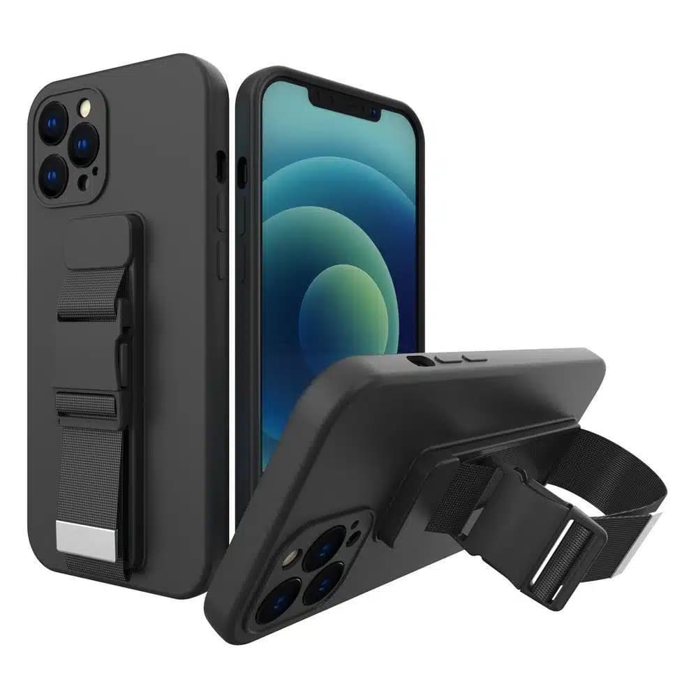 OEM Θήκη Σχοινιού - θήκη για Xiaomi Redmi Note 11 Pro - Μαύρο