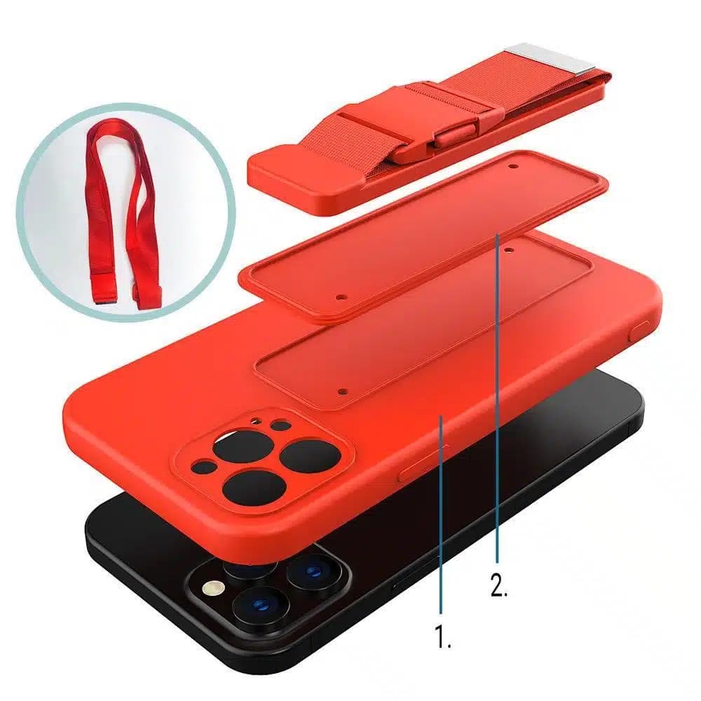 OEM Θήκη Σχοινιού - θήκη για Xiaomi Redmi Note 11 Pro - Μαύρο 7