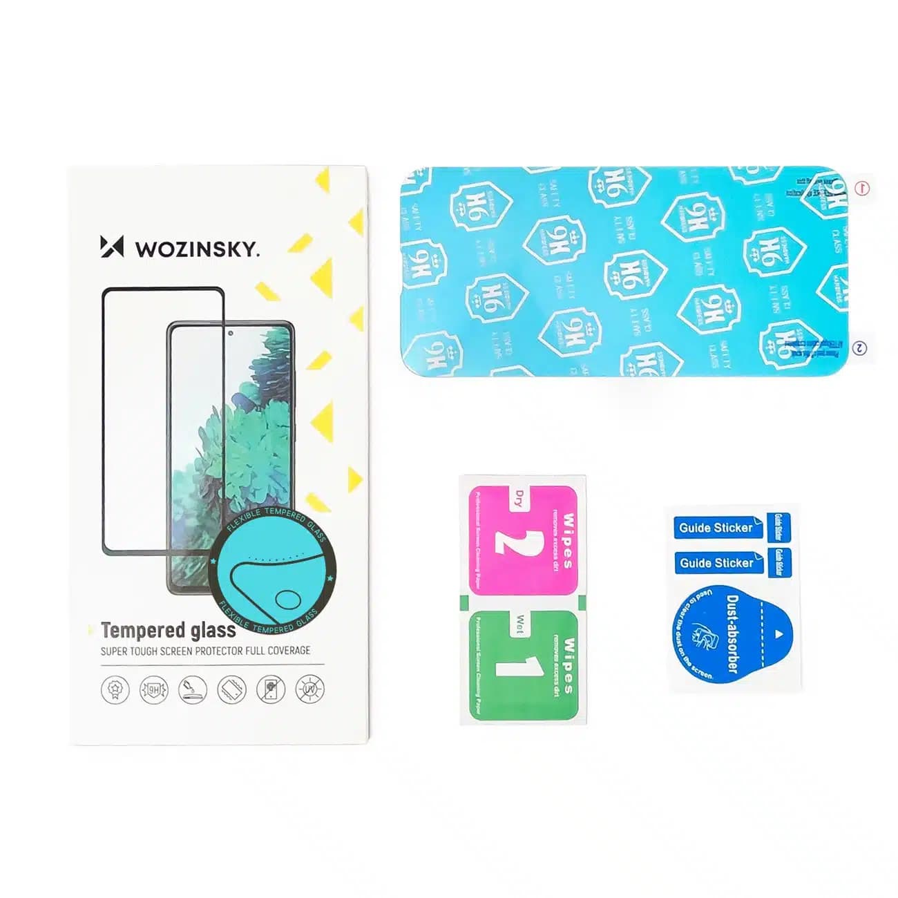 Wozinsky Full Cover Flexi Nano glass film tempered glass with a frame for Samsung Galaxy A73 Διαφανές 5