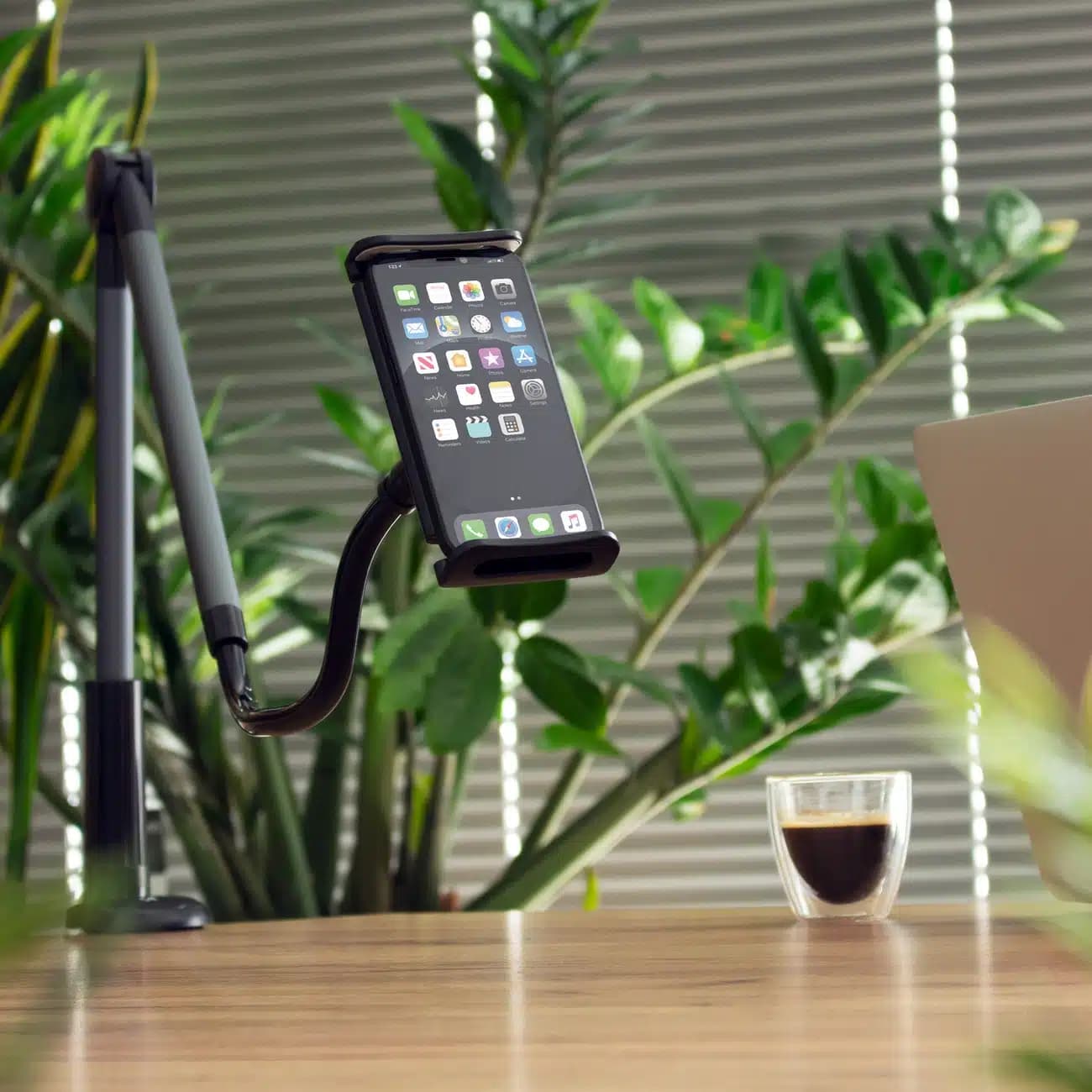 Wozinsky long flexible phone and tablet holder Μαύρο (WTHBK5) 14