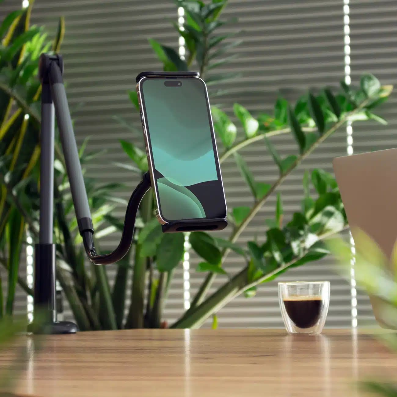 Wozinsky long flexible phone and tablet holder Μαύρο (WTHBK5) 15