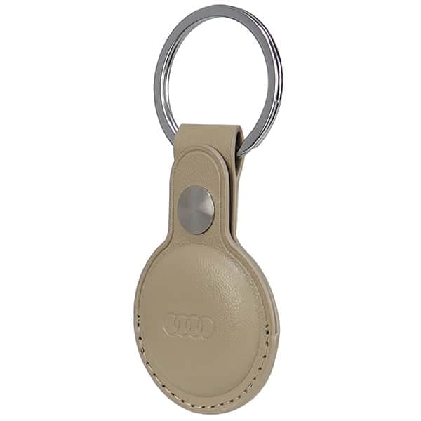 Audi Θήκη Synthetic Leather AirTag μπεζ AU-ATKR-Q3/D1-BG 2