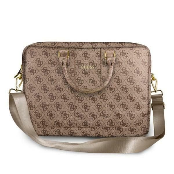 Guess Τσάντα GUCB154GB 16" Καφέ/brown 4G Uptown
