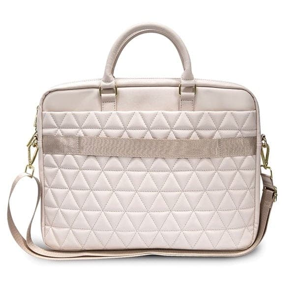 Guess Τσάντα GUCB15QLPK 16" różowa/pink Quilted 3