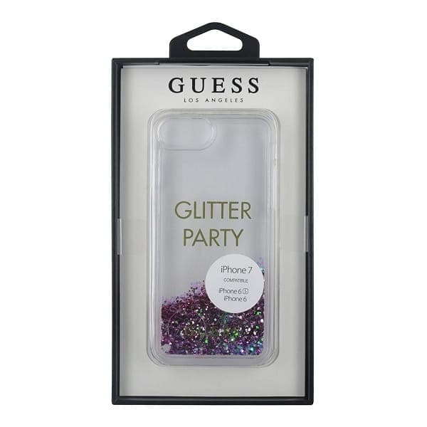 Guess Liquid Glitter Party - θήκη για Apple iPhone 6/7/8 /SE 2020 / SE 2022 - Μωβ 3