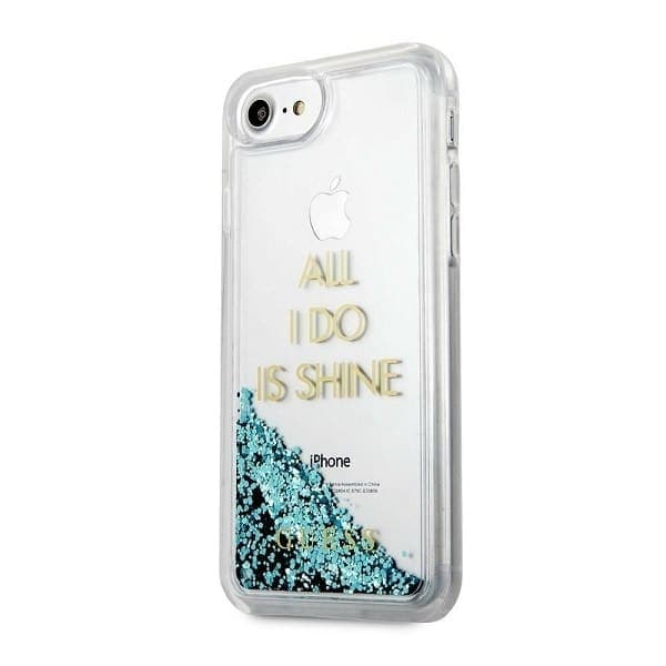 Guess Liquid Glitter Party - θήκη για Apple iPhone 6/7/8 /SE 2020 / SE 2022 - Μπλε 2