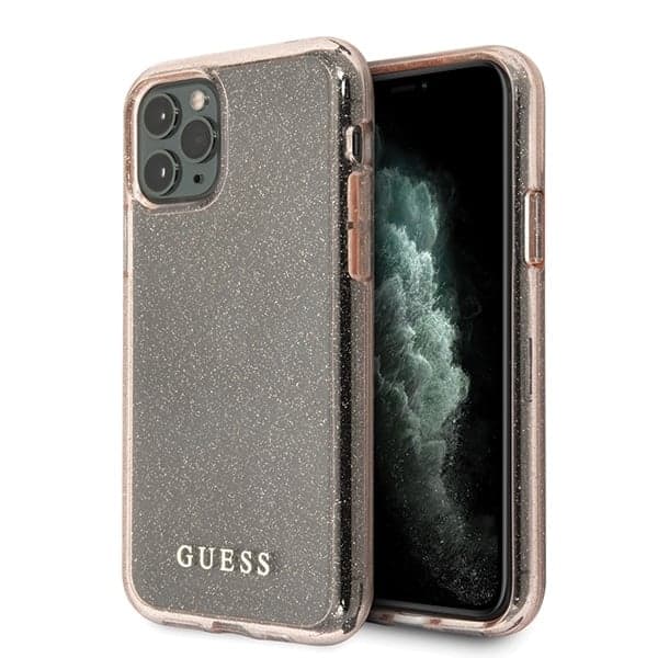 Guess Glitter - θήκη για Apple iPhone 11 Pro - Ροζ