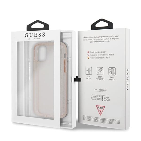 Guess Glitter - θήκη για Apple iPhone 11 Pro - Ροζ 7