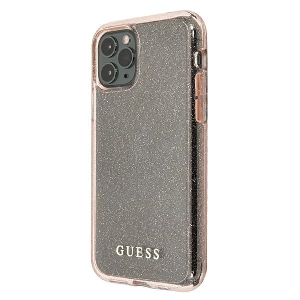 Guess Glitter - θήκη για Apple iPhone 11 Pro Max - Ροζ 2