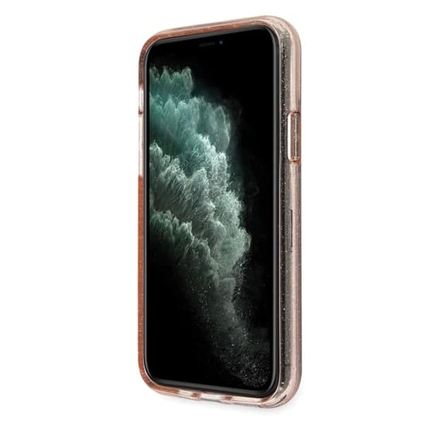 Guess Glitter - θήκη για Apple iPhone 11 Pro Max - Ροζ 6