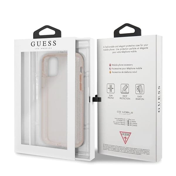 Guess Glitter - θήκη για Apple iPhone 11 Pro Max - Ροζ 7