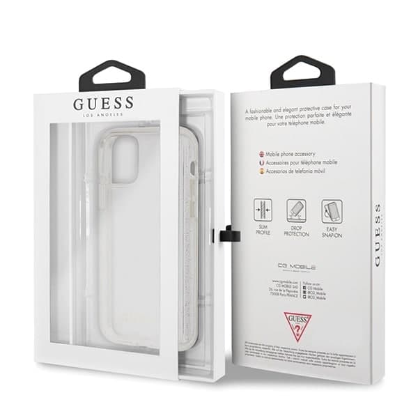 Guess Glitter - θήκη για Apple iPhone 11 Pro - Διάφανο 7