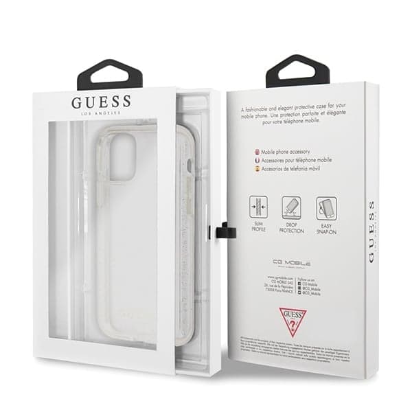 Guess Glitter - θήκη για Apple iPhone 11 Pro Max - Διάφανο 7