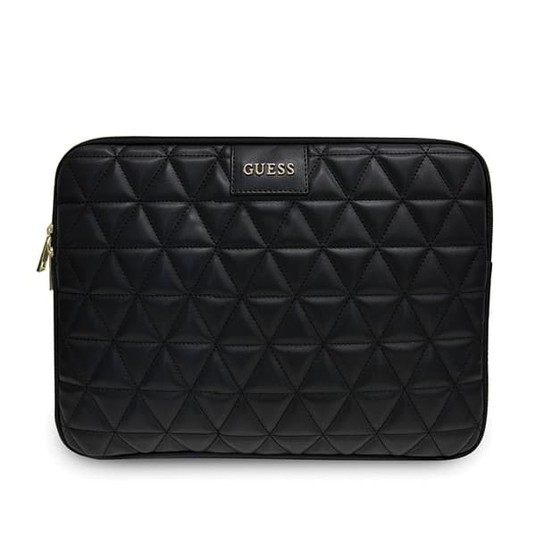 Guess Θήκη GUCS13QLBK 13" μαύρο Quilted