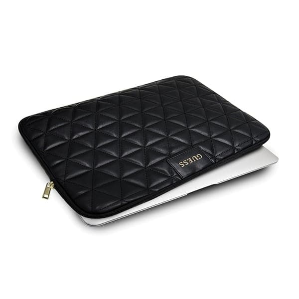 Guess Θήκη GUCS13QLBK 13" μαύρο Quilted 4