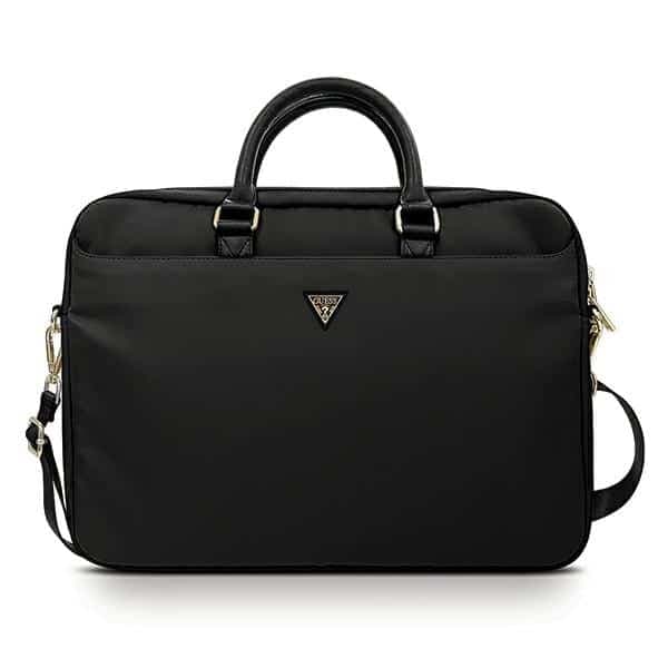 Guess Τσάντα GUCB15NTMLBK 16" μαύρο /black Nylon Triangle Logo