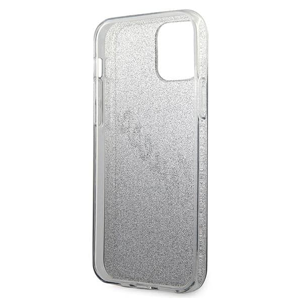 Guess Glitter Gradient Script - θήκη για Apple iPhone 12 mini - Μαύρο 7