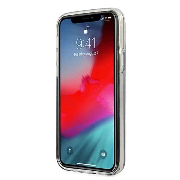Guess Glitter Gradient Script - θήκη για Apple iPhone 12 mini - Χρυσό 5