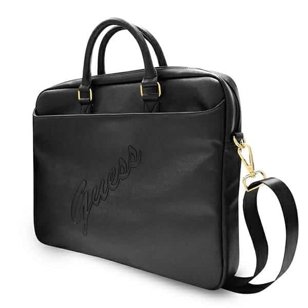 Guess Τσάντα GUCB15PUSASBK 16" μαύρο/black Saffiano Script 2