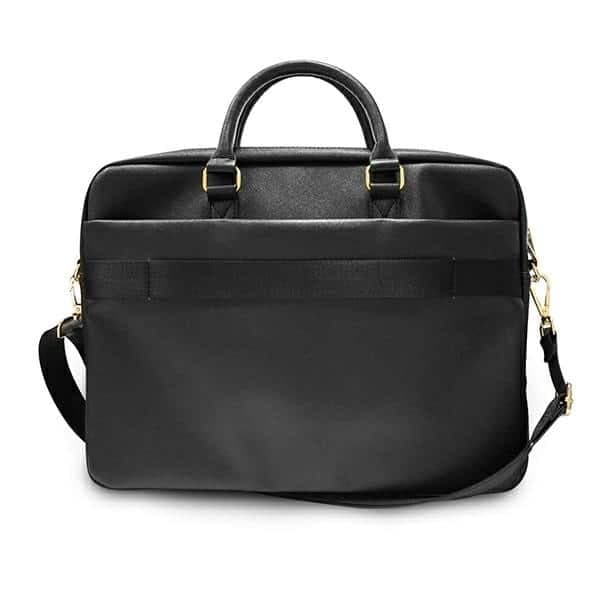 Guess Τσάντα GUCB15PUSASBK 16" μαύρο/black Saffiano Script 3