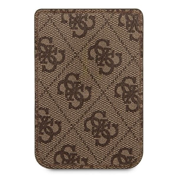 Guess Wallet Card Slot GUWMS4GTLBR MagSafe 4G Καφέ/brown 3
