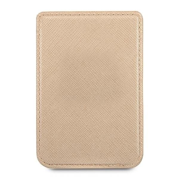 Guess Wallet Card Slot GUWMSSASLGO MagSafe Saffiano χρυσό/gold 3
