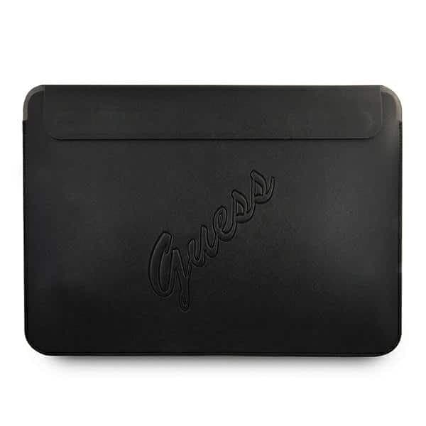 Guess Θήκη GUCS13PUSASBK 13" μαύρο /black Saffiano Script