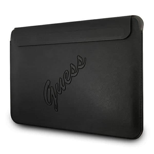 Guess Θήκη GUCS13PUSASBK 13" μαύρο /black Saffiano Script 2
