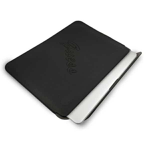 Guess Θήκη GUCS13PUSASBK 13" μαύρο /black Saffiano Script 4
