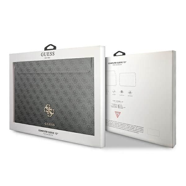 Guess Θήκη GUCS13G4GFGR 13" szary /grey 4G Big Logo 5
