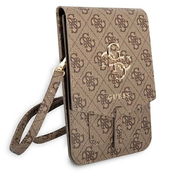 Guess Τσάντα GUWBG4GFBR καφέ /brown 4G Big Logo 3