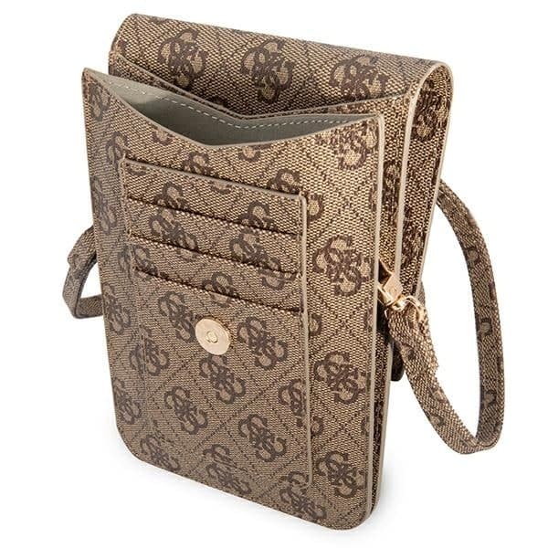 Guess Τσάντα GUWBG4GFBR καφέ /brown 4G Big Logo 4