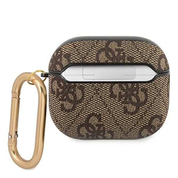 Guess GUA34GSMW Κάλυμμα AirPods 3 καφέ/brown 4G Script Metal Collection 2