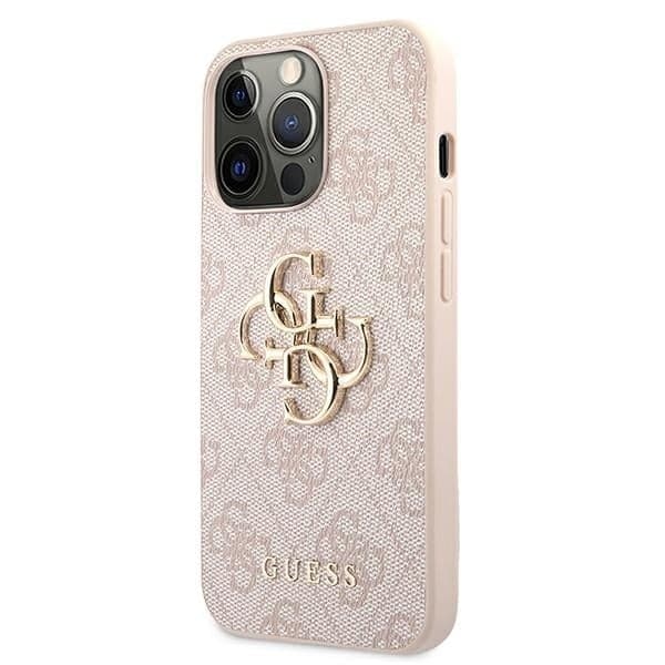 Guess 4G Big Metal Logo - θήκη για Apple iPhone 13 / Pro - Ροζ 2